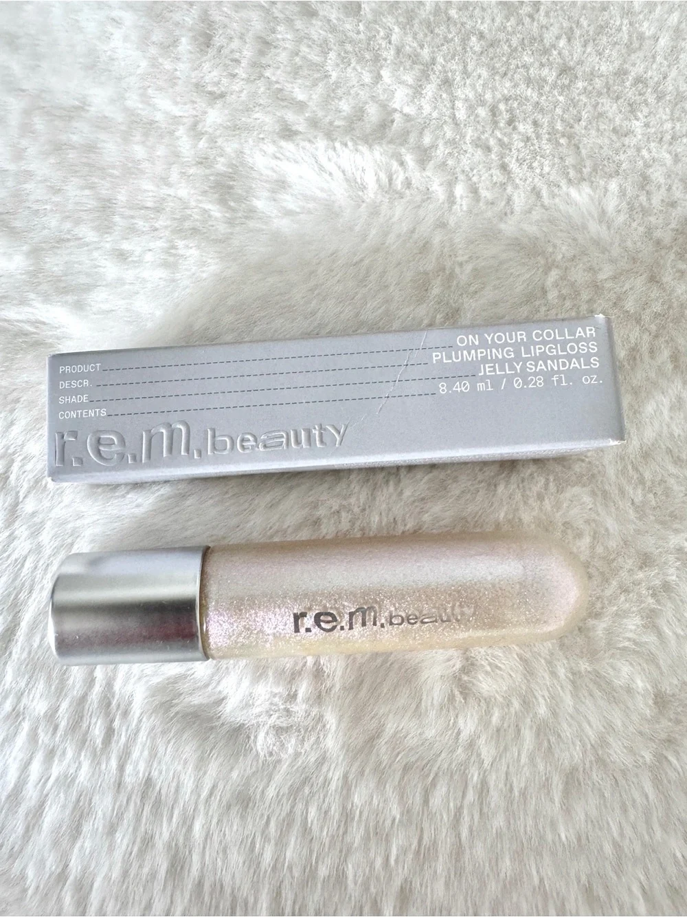 Rem Beauty on Your Collar Plumping Lip Gloss  Jelly Sandal - NIB